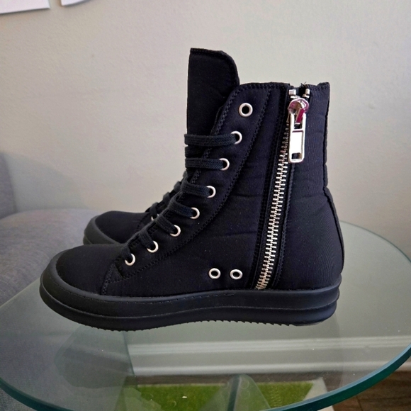Rick Owens Shoes - Rick Owens | Puffer High-Top Sneaker